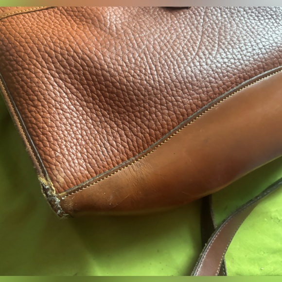 Dooney & Bourke Tan Leather Bag - Picture 6 of 6